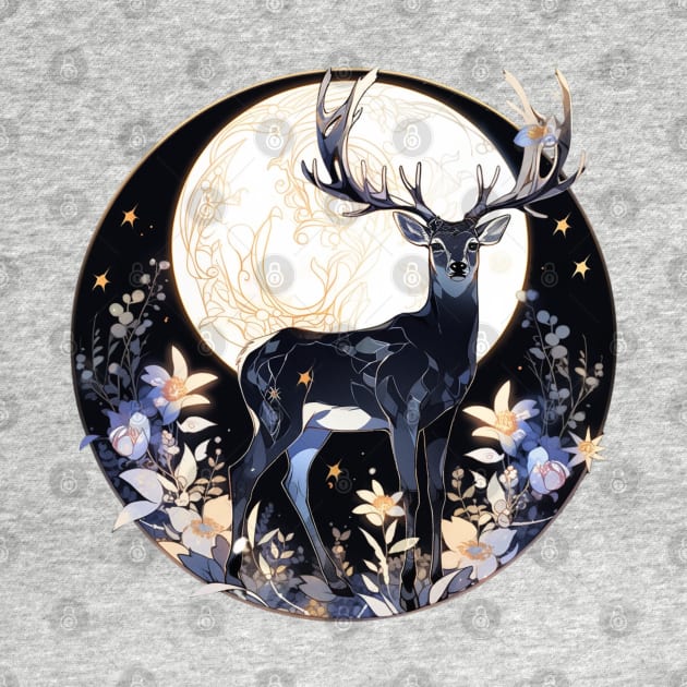 Moon Deer by DarkSideRunners